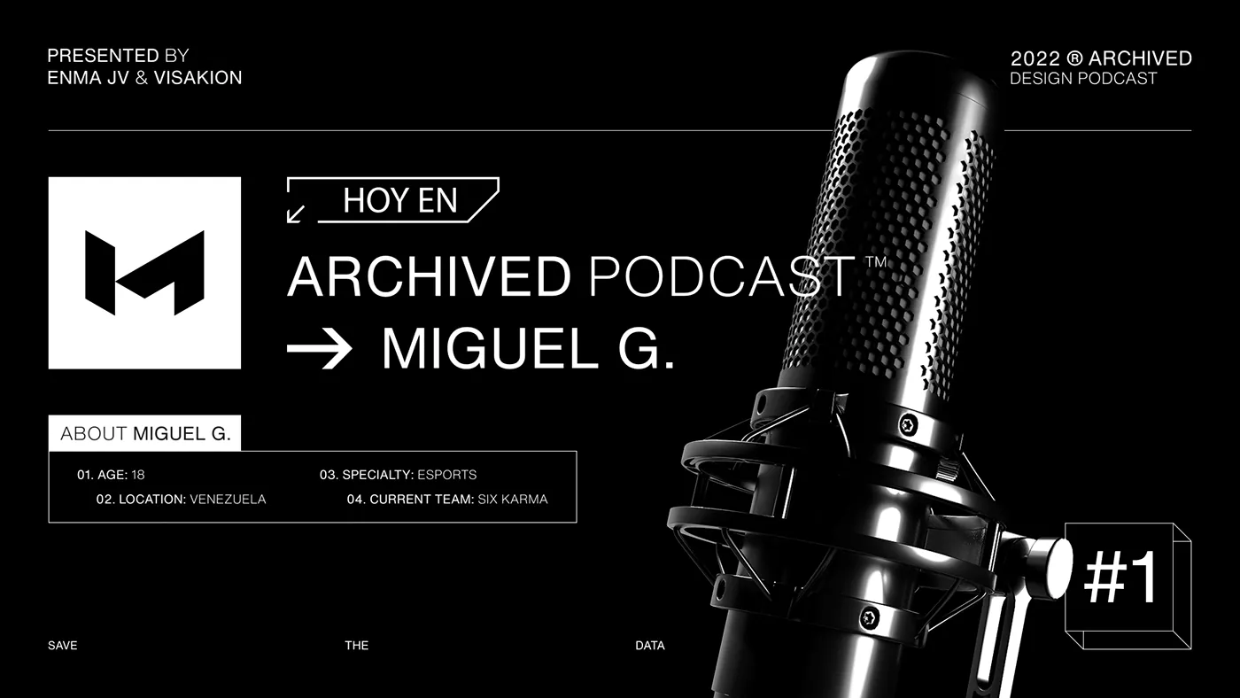 Archived Podcast™ — Graphics for social media and live · Visakion