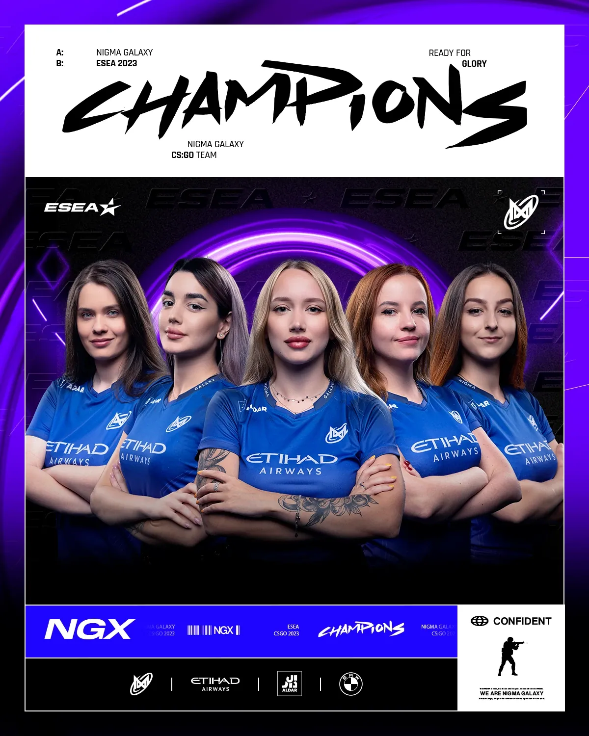 Nigma Galaxy — Special designs for CSGO tournaments · Visakion