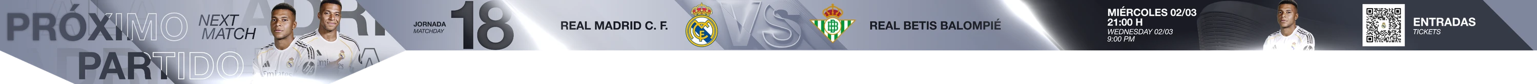 Real Madrid — Match System — Next match · Visakion