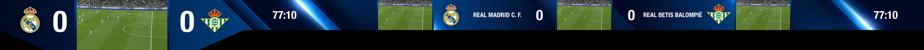 Real Madrid — Match System — Scoreboard · Visakion