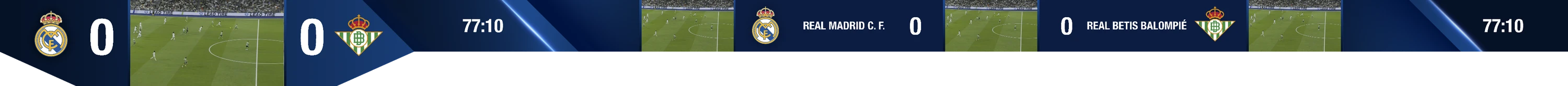 Real Madrid — Match System — Scoreboard · Visakion