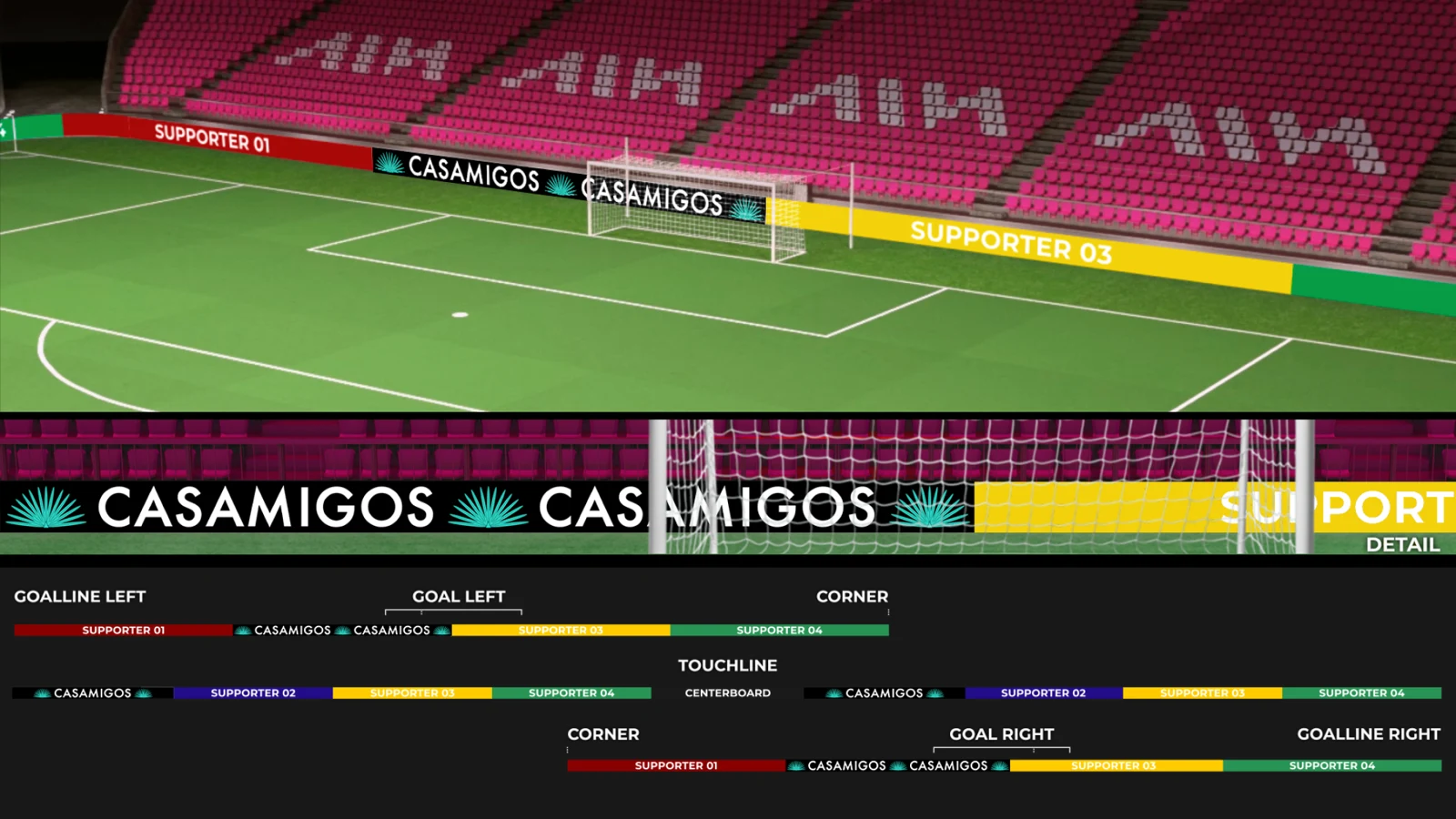 FIFA World Cup 26 — Static Boards — Casamigos · Version 1 · Dark · Visakion